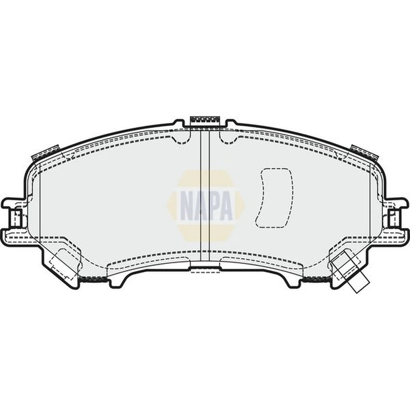 NAPA Front Brake Pad Set NBP1259