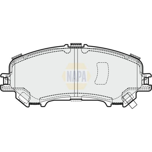 NAPA Front Brake Pad Set NBP1259