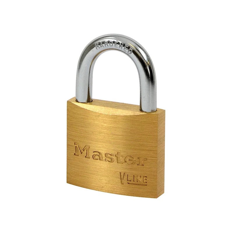 Master Lock V Line Brass 40mm Padlock - Keyed Alike 2341 - 4140KA-2341