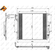 NRF Air Conditioning Condenser 350220