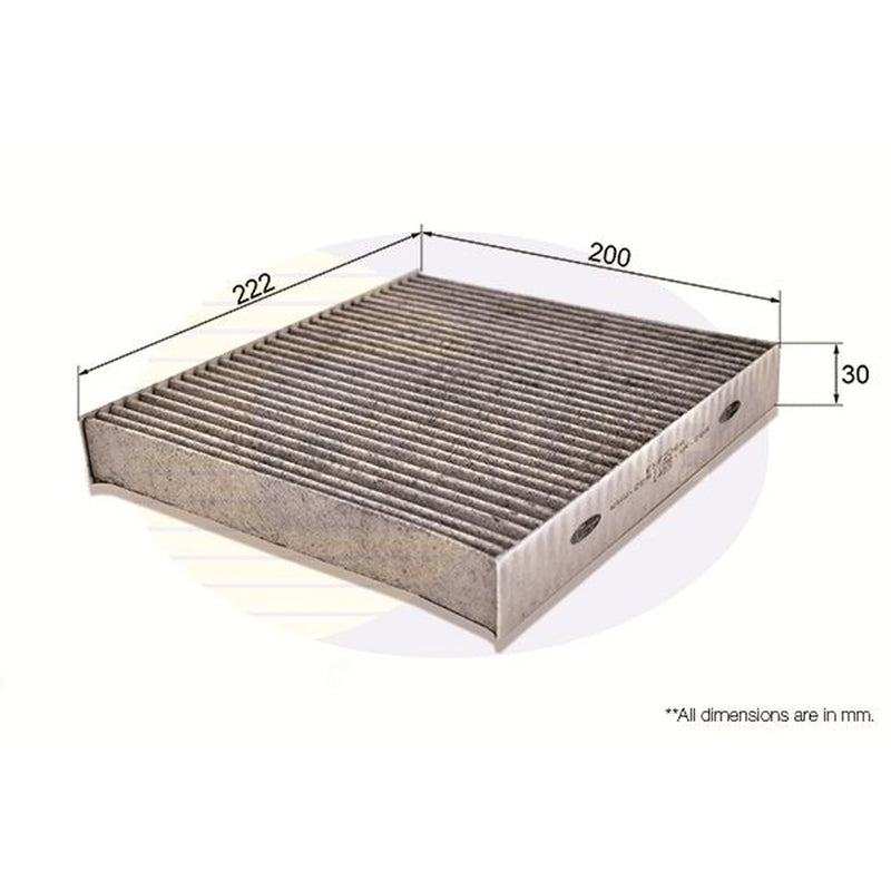 Comline Cabin Air Filter (Pollen Filter) EKF206A