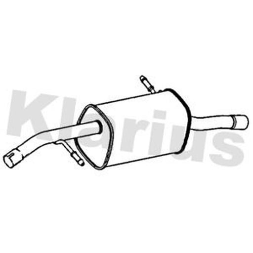 Klarius Box With Tail Pipe Rear CN727X