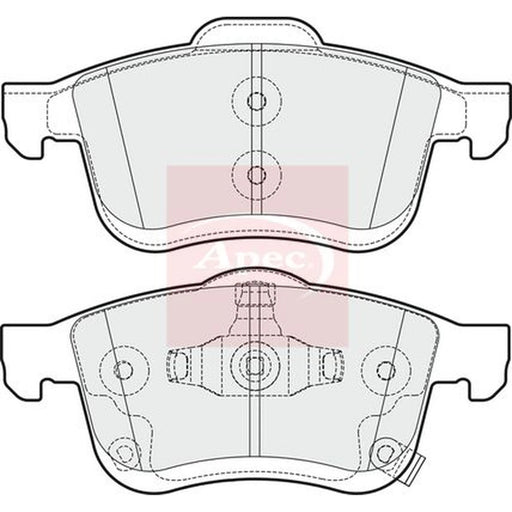 Apec Front Brake Pad Set PAD2015