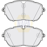 NAPA Front Brake Pad Set NBP1665