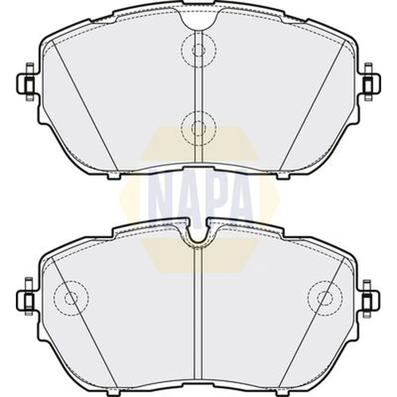 NAPA Front Brake Pad Set NBP1665
