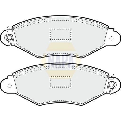 NAPA Front Brake Pad Set NBP1023
