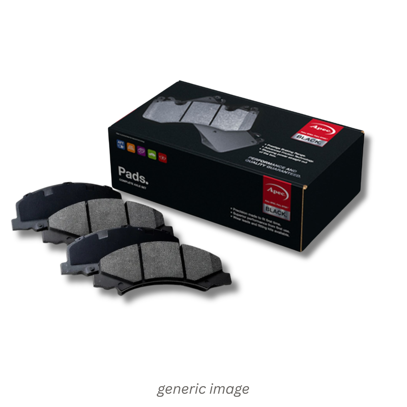 Apec Black Rear Brake Pad Set PAD1158B
