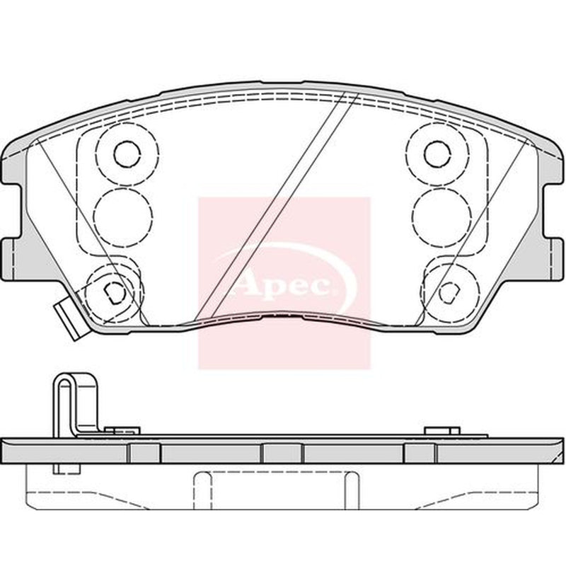 Apec Front Brake Pad Set PAD2336