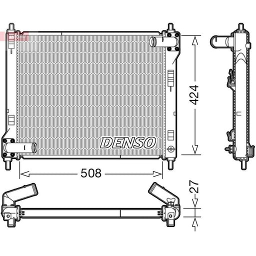 Denso Engine Radiator DRM46043