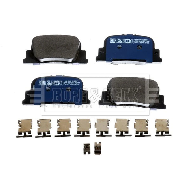 Borg & Beck 4 x Rear Brake Pad Set BBP1878