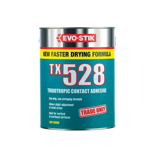 EVO-STIK TX528 Thixotropic Contact Adhesive 5 Litre - 30812991