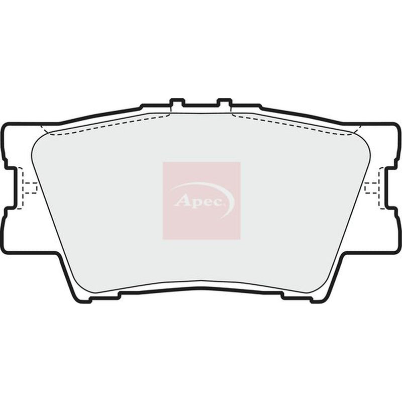 Apec Rear Brake Pad Set PAD1591