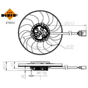NRF Engine Cooling Fan 470034