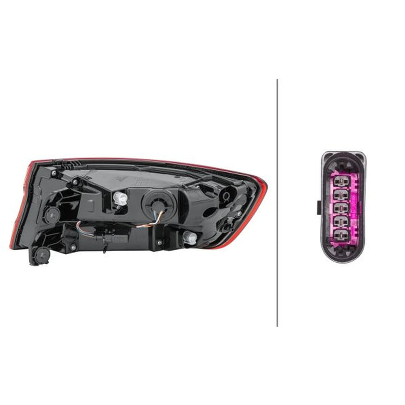 Hella Tail Light / Lamp LED Left 2SD 012 246-051