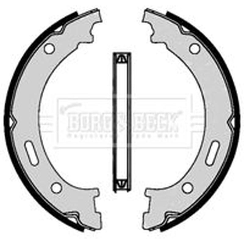 Borg & Beck Parking Brake Shoe Set BBS6428
