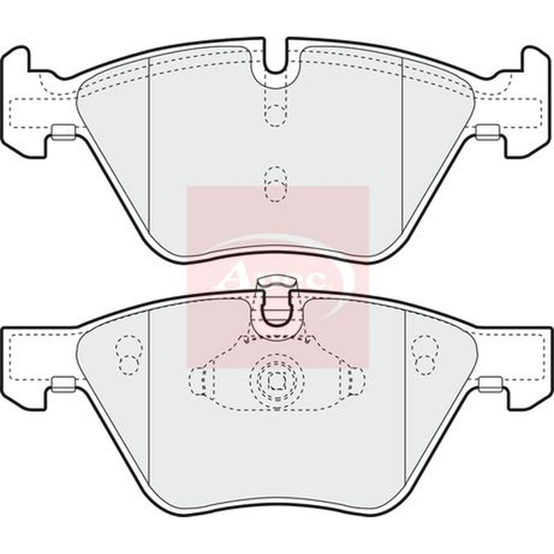 Apec Front Brake Pad Set PAD1341
