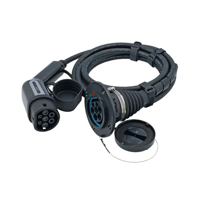 Laser Tools EV Charging Extension Cable - 32A Single Phase T2 Female-T2 Male