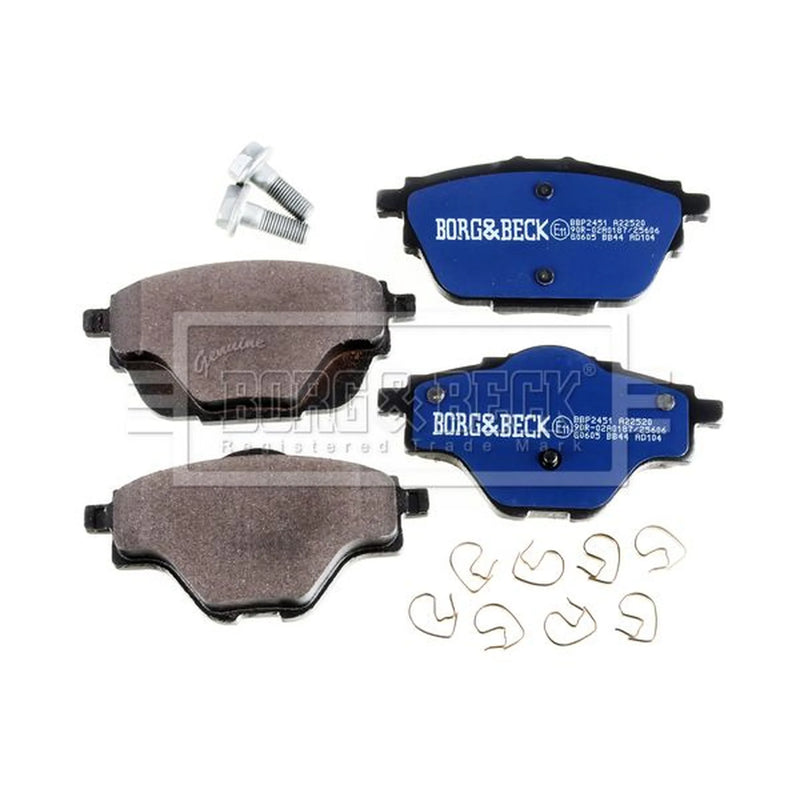 Borg & Beck 4 x Rear Brake Pad Set BBP2451