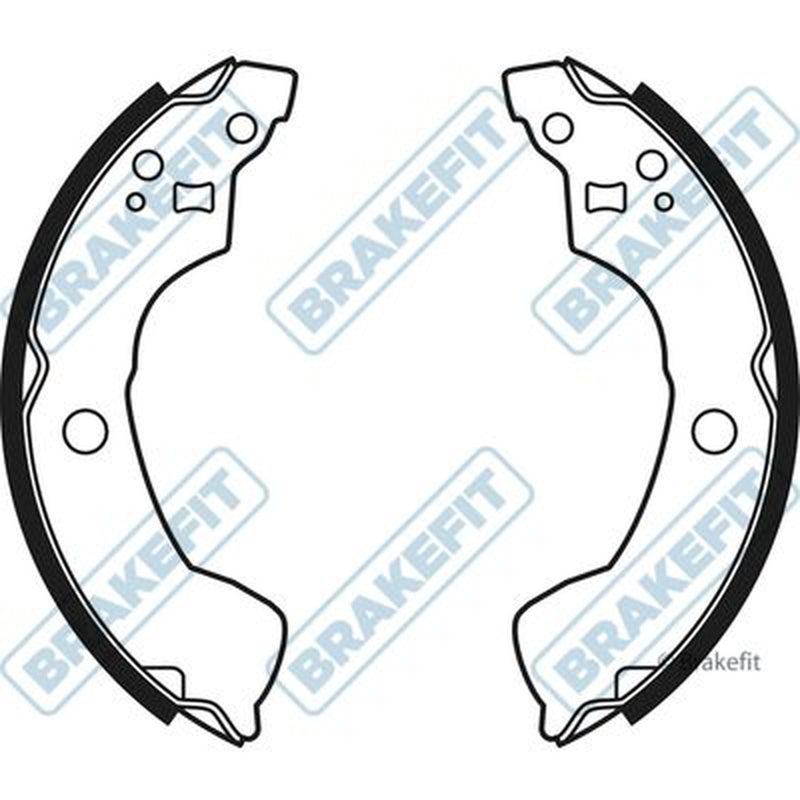 Apec Brake Shoe Set Axle Kit BSH1114