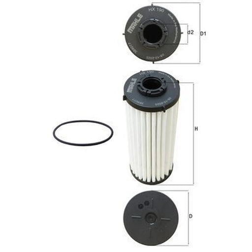 Mahle Automatic Transmission Hydraulic Filter HX 190D