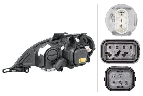 Hella Headlight Headlamp W5W Right