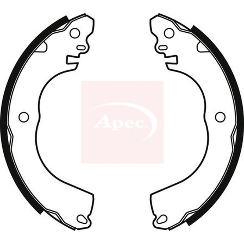 Apec Brake Shoe Set Axle Kit SHU819