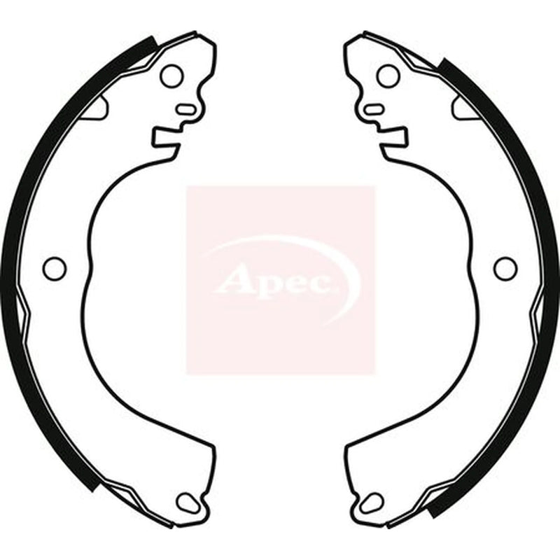 Apec Brake Shoe Set Axle Kit SHU819