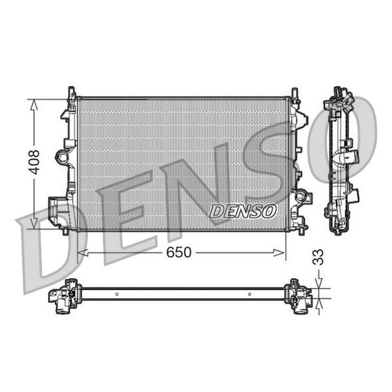 Denso Engine Radiator DRM20088