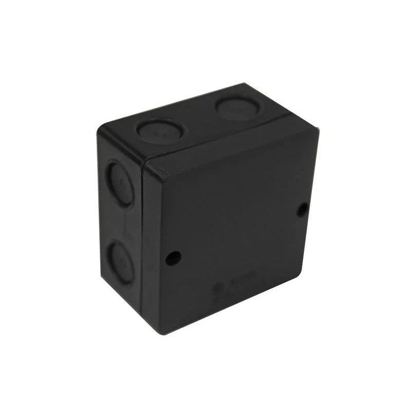 Dencon IP66 Junction Box Black 81 x 81mm - JB80BNB