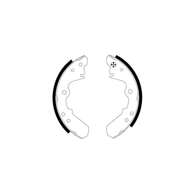 Mintex Brake Shoe Set Axle Kit MFR299