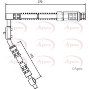 Apec Brake Hydraulic Hose Line Front Left HOS3266
