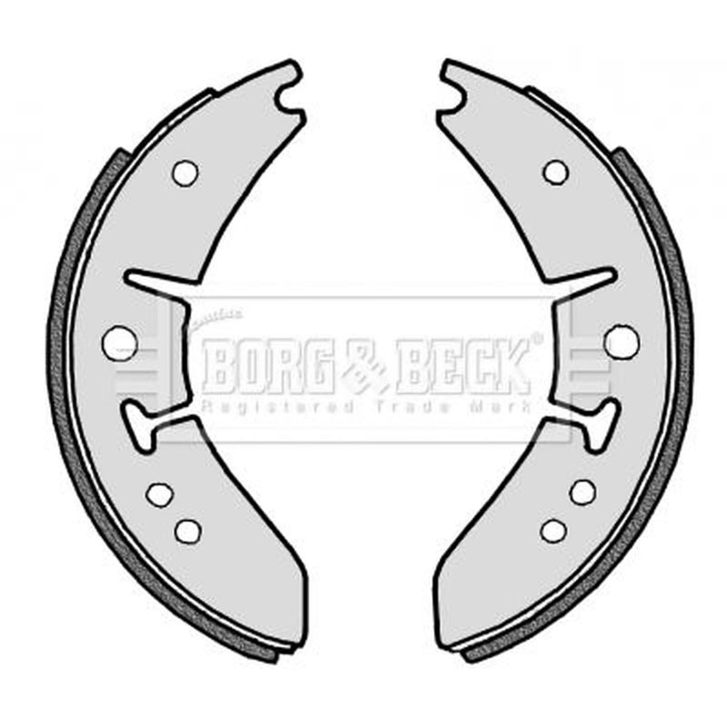 Borg & Beck Brake Shoe Set Axle Kit BBS6080