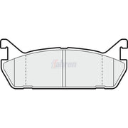 Fahren Rear Brake Pad Set FBP3434
