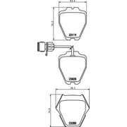 DON Brake Pad Set PCP2104