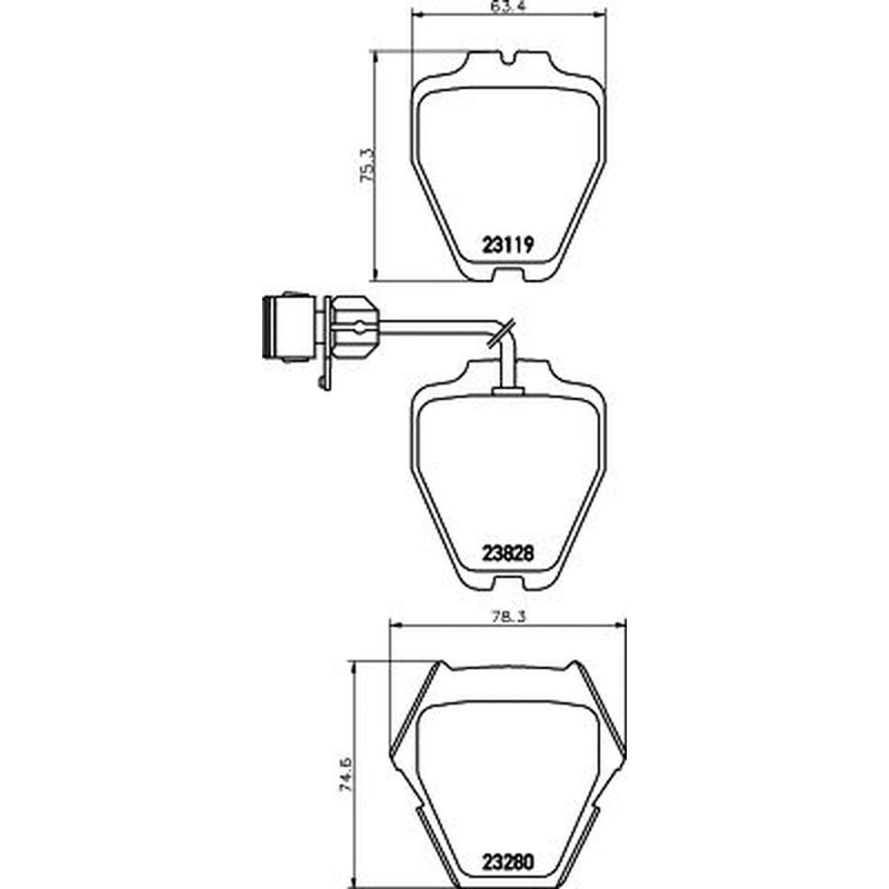 DON Brake Pad Set PCP2104