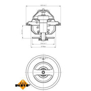 NRF Thermostat,Coolant 725067
