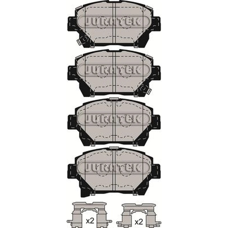 Juratek Front Brake Pad Set JCP4024