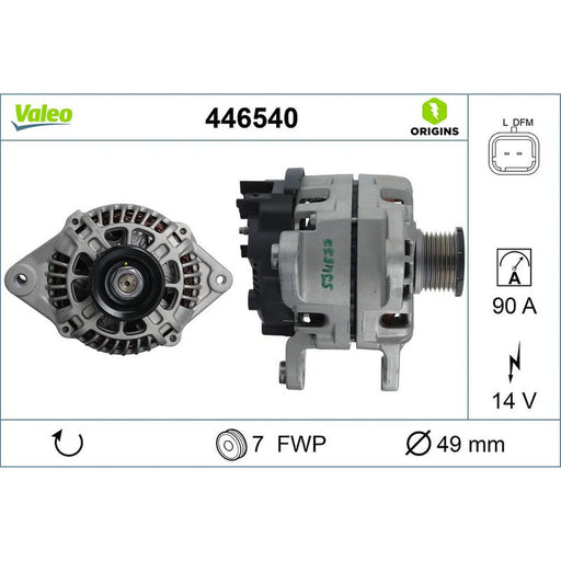 Valeo Car Alternator 12V 446540