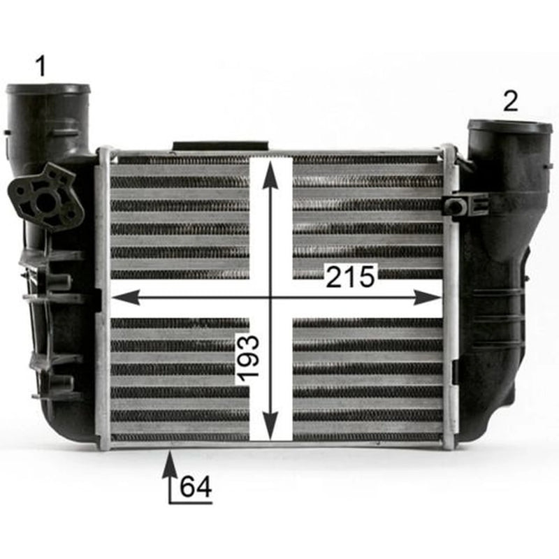 Mahle Intercooler (Charge Air Cooler) CI 431 000P