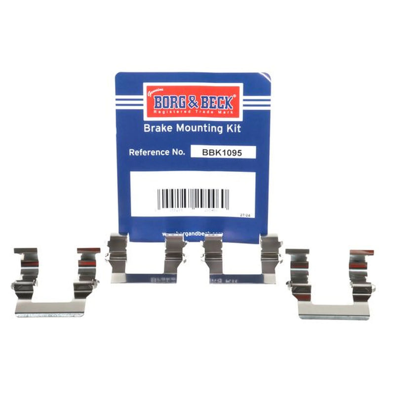 Borg & Beck Brake Pad Accessory Fitting Kit Front BBK1095