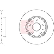 Apec 2 x Vented Front Brake Discs DSK3207