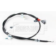 Borg & Beck Handbrake Cable Right Rear BKB3937