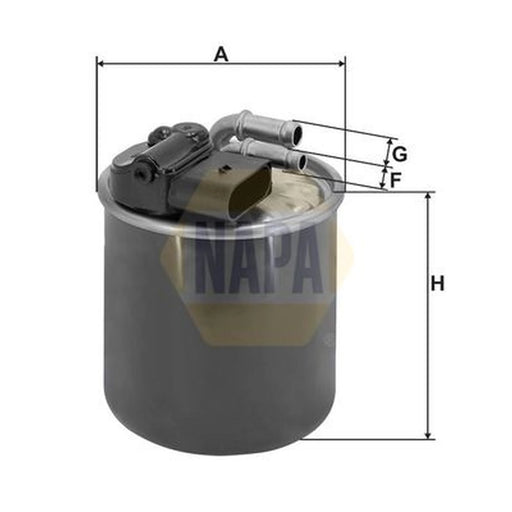 NAPA Fuel Filter Element NFF2224