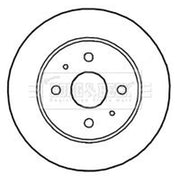 Borg & Beck 2 x Vented Front Brake Discs BBD4698
