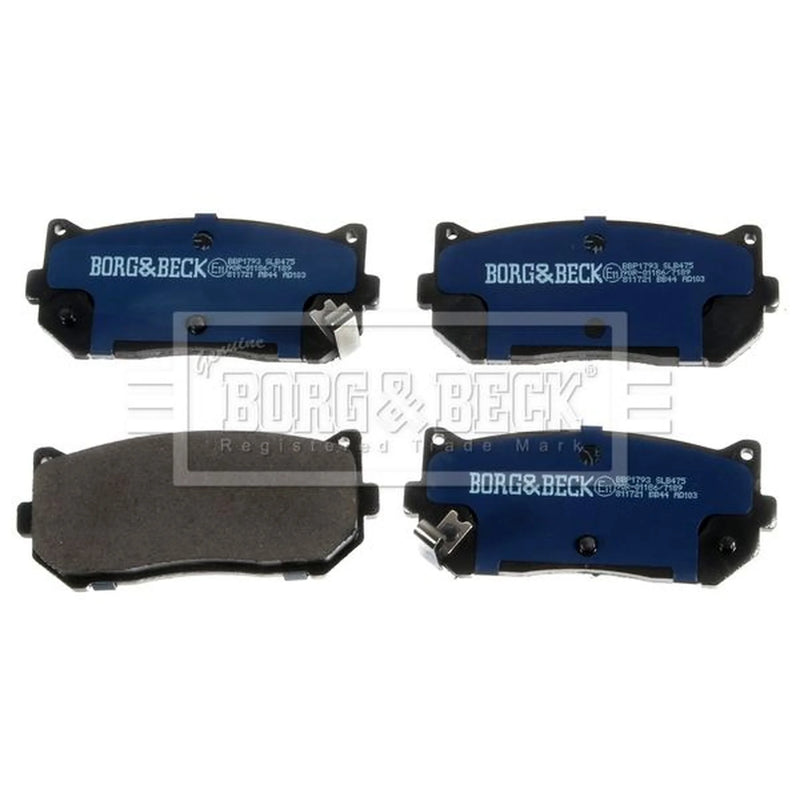 Borg & Beck 4 x Rear Brake Pad Set BBP1793