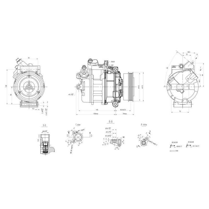 Hella Air Conditioning Compressor 8FK 366 200-511