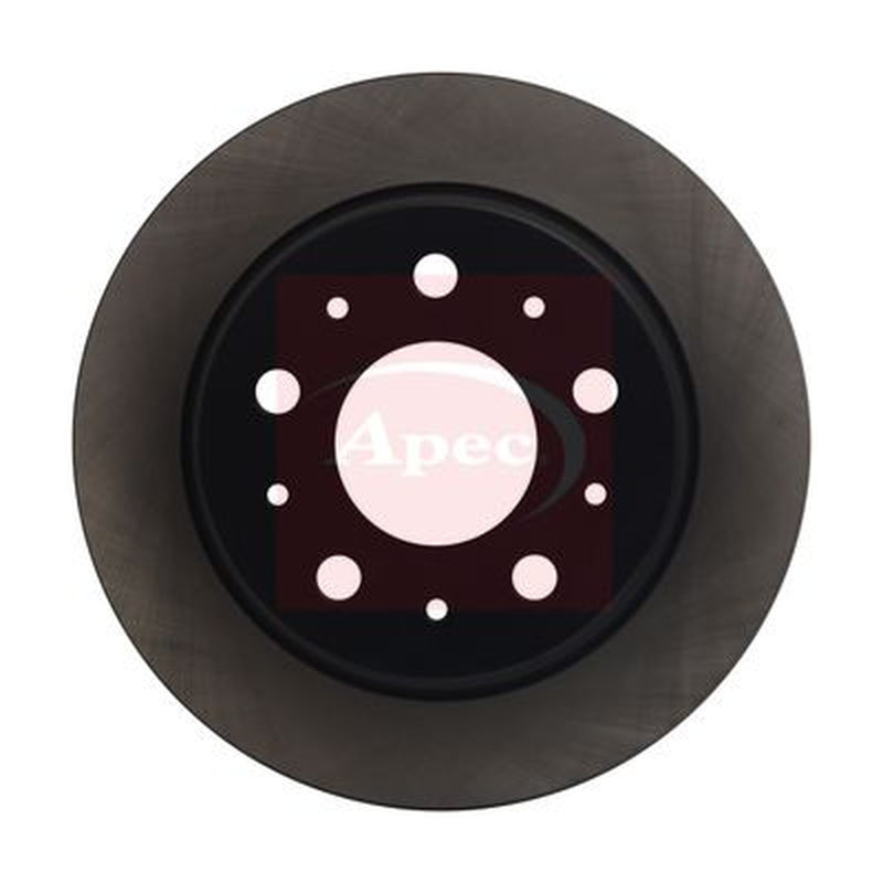 Apec 2 x Solid Rear Brake Discs DSK2484