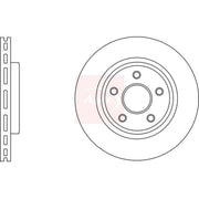 Apec 2 x Vented Front Brake Discs DSK2936