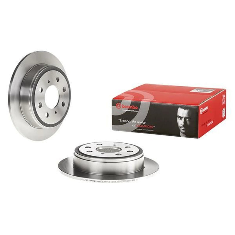 Brembo 2 x Solid Rear Brake Discs 08.5719.10
