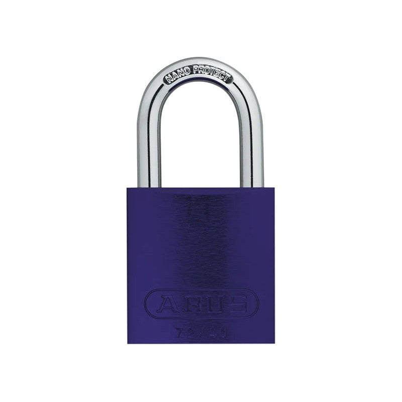 ABUS Mechanical 72/40mm Aluminium Padlock Violet Keyed Alike TT04072